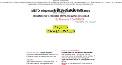 Desktop Screenshot of meto-spain.es