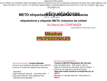 Tablet Screenshot of meto-spain.es